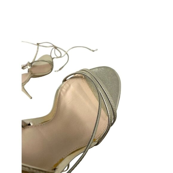 Sam Edelman Womens Scarlette Leather Ankle Wrap Evening Heels Shoes 8.5 *READ* - Picture 5 of 9